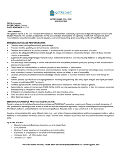 essential duties and responsibilities