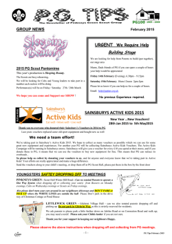 30 Years of PG TIPS - Pinkneys Green Scout