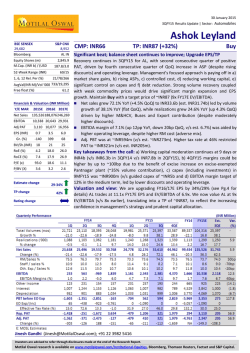 Ashok Leyland - Business Standard