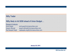 Nifty Trader Nifty likely to hit 9200 ahead of Union