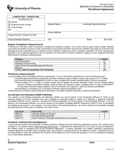 Bachelor of Science in Business Enrollment