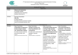 Introduction Dr Douglas Halliday UKCGE Executive Committee