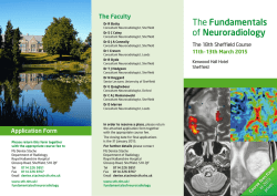 Download application booklet - Sheffield Teaching Hospitals NHS