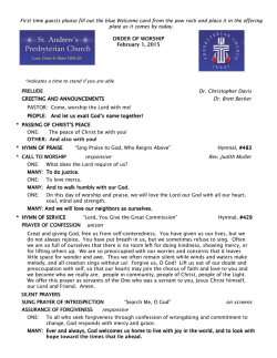 Dr. Brett Becker responsive Rev. Judith Muller on screens