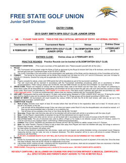 Click Here - Free State Golf Union