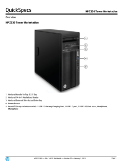 HP Z230 Tower Workstation