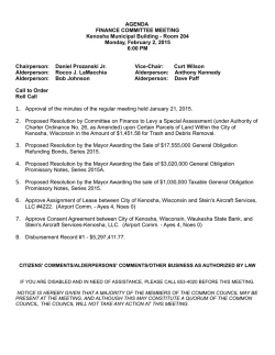 Current - City of Kenosha, Wisconsin