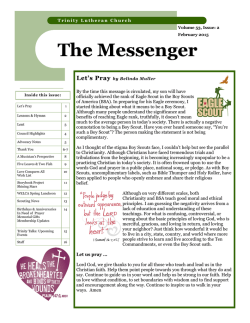 Newsletter - Trinity Lutheran Church