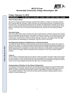 NETA Fit Fest Normandale Community College, Bloomington, MN