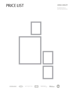 Download PDF - ASSA ABLOY Catalogue