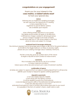 Wedding General Information