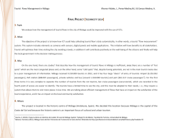 Tourist flows management in M&aacute;laga