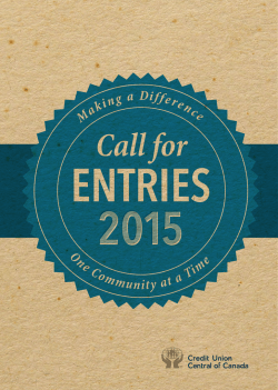 to download the brochure - Credit Union Central of Canada