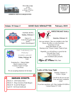 Newsletter - Elks Lodge 1743