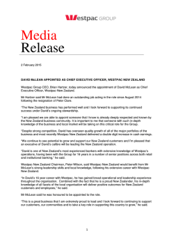 full media release here (Opens in new window)