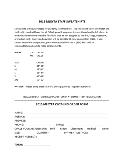 2015 MLEYTA STAFF SWEATSHIRTS 2015 MLEYTA CLOTHING