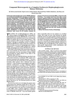 Compound Heterozygosity in a Complete Erythrocyte