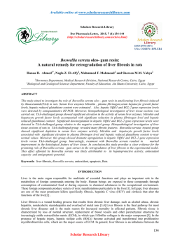 Boswellia serrata oleo- gum resin