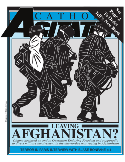 AFGHANISTAN? - Los Angeles Catholic Worker