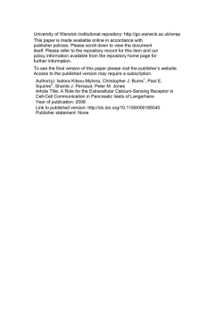 E-cadherin interactions regulate &beta;-cell proliferation in islet