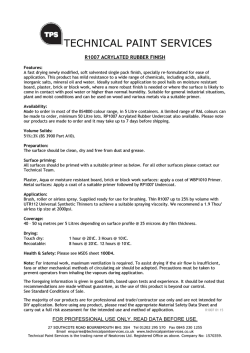 R1007 - Technical Paint Services
