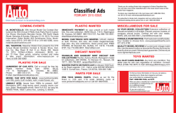 Classifieds February 2015