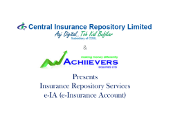 e-Insurance Account - Achiievers Equities Ltd