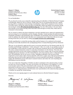 printmgr file - Investor Relations