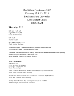 Current Program - Louisiana State University