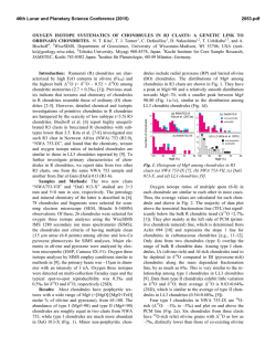 OXYGEN ISOTOPE SYSTEMATICS OF CHONDRULES IN R3