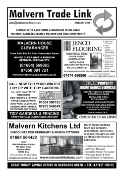 Malvern Trade Link - eBrochures For Everyone