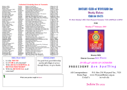 Wynyard - Rotary Tasmania District 9830