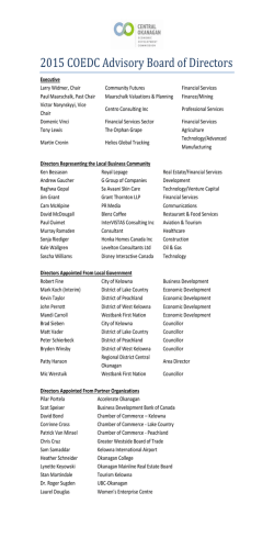 2015 Advisory Board Members