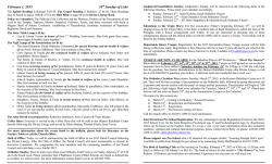 February 1, 2015 - Saint Demetrios Greek Orthodox Church