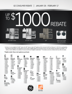 REBATE - Home Depot
