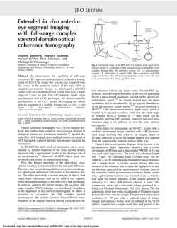 Extended in vivo anterior eye-segment imaging with full