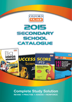 Secondary - Oxford Fajar