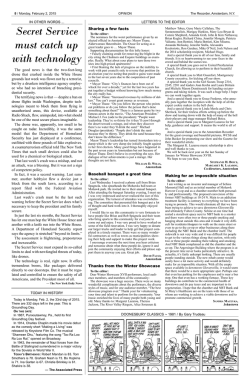 Secret Service must catch up with technology