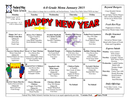 6-8 Grade Menu January 2015 - Federal Way Public Schools