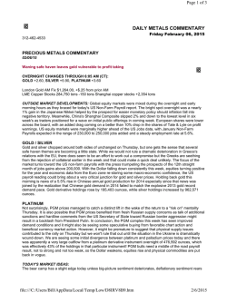 Precious Metals