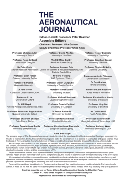 Aims and scope - Royal Aeronautical Society
