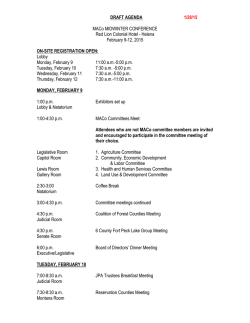 Agenda - Montana Association of Counties
