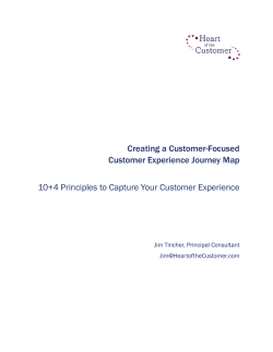 Creating a Customer-Focused Customer Experience Journey Map