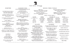 dinner - Ten Mile House