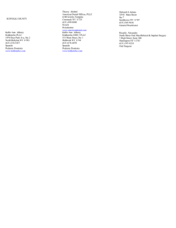 the suffolk county directory of providers