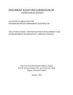 DOCUMENT ASSISTING SUBMISSION OF