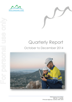 For personal use only