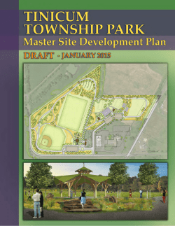 the draft plan. - Tinicum Township