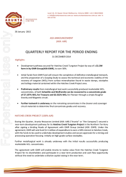 For personal use only