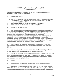 Official Rules - Default Web Site Page